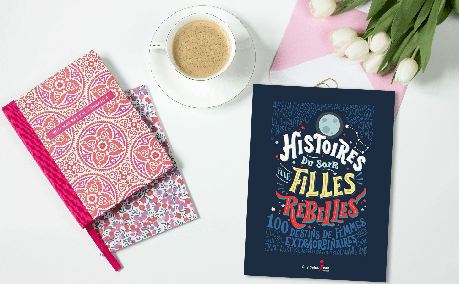 Histoires du soir pour filles rebelles , FAVILLI, ELENA*CAVALLO, FRANCESCA © GUY SAINT-JEAN EDITEUR 2017